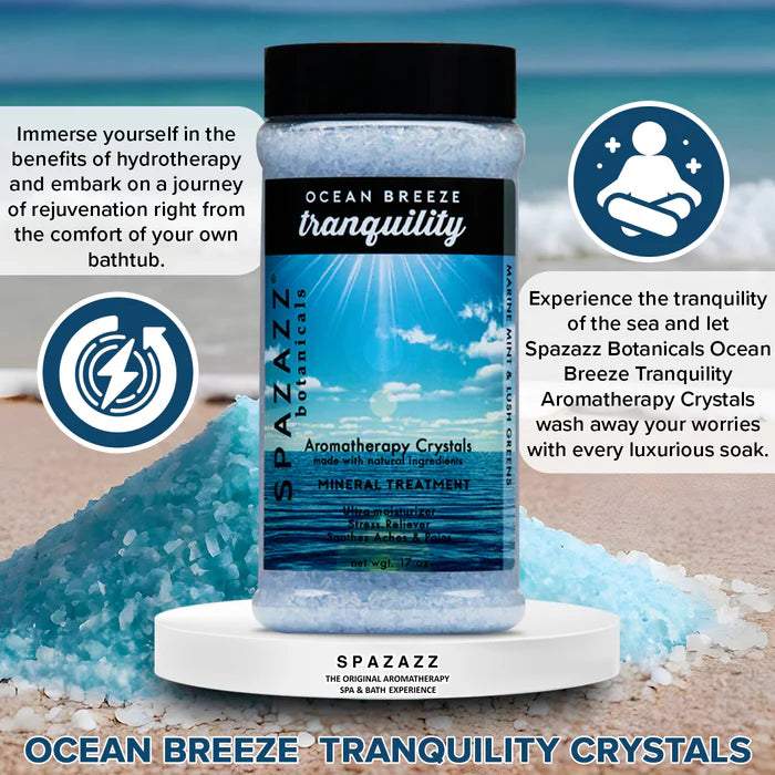 Spazazz Botanicals Tranquility Ocean Breeze Hot Tub Spa Fragrance