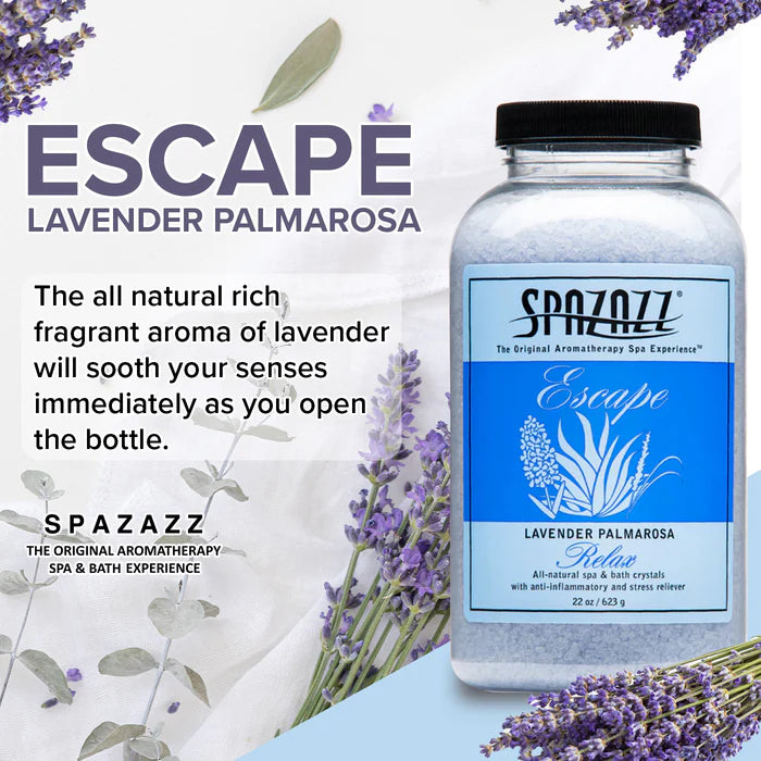Spazazz Escape Lavender Palmarosa Hot Tub Spa Fragrance