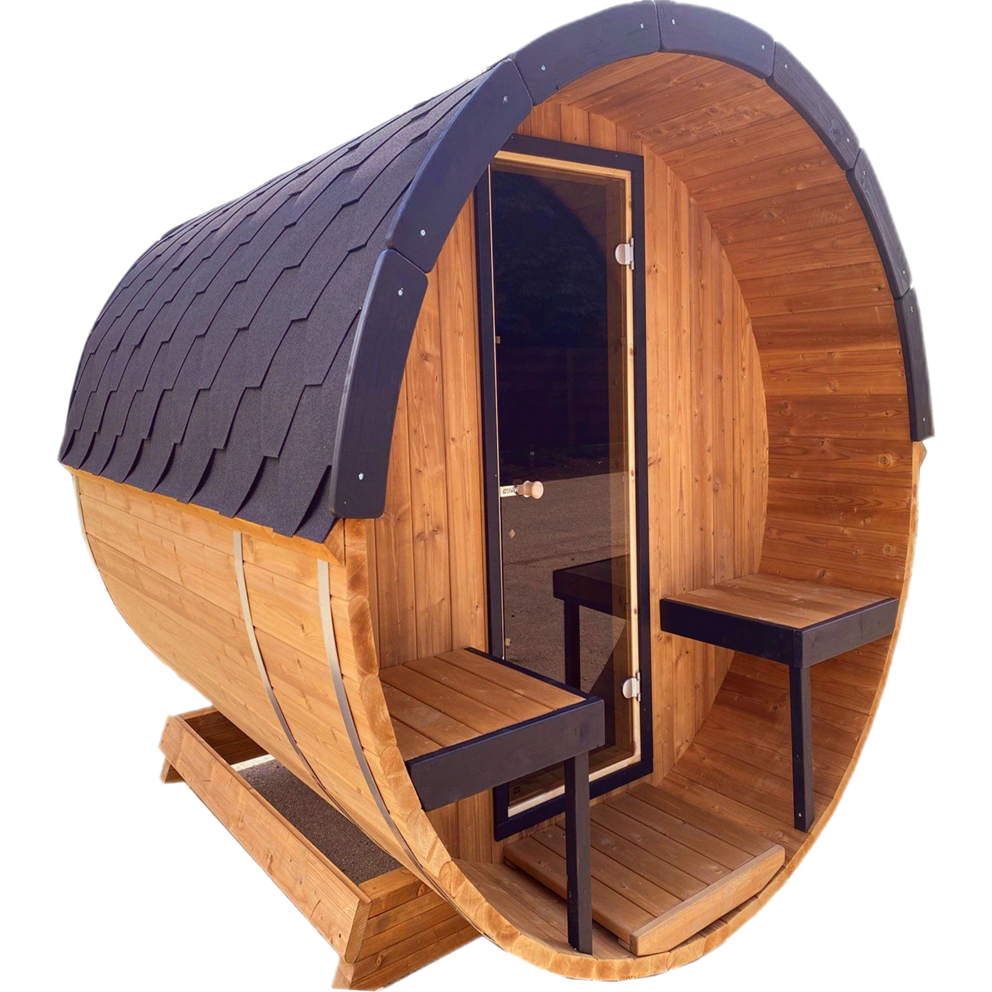 Barrel 2.5m Outdoor Sauna