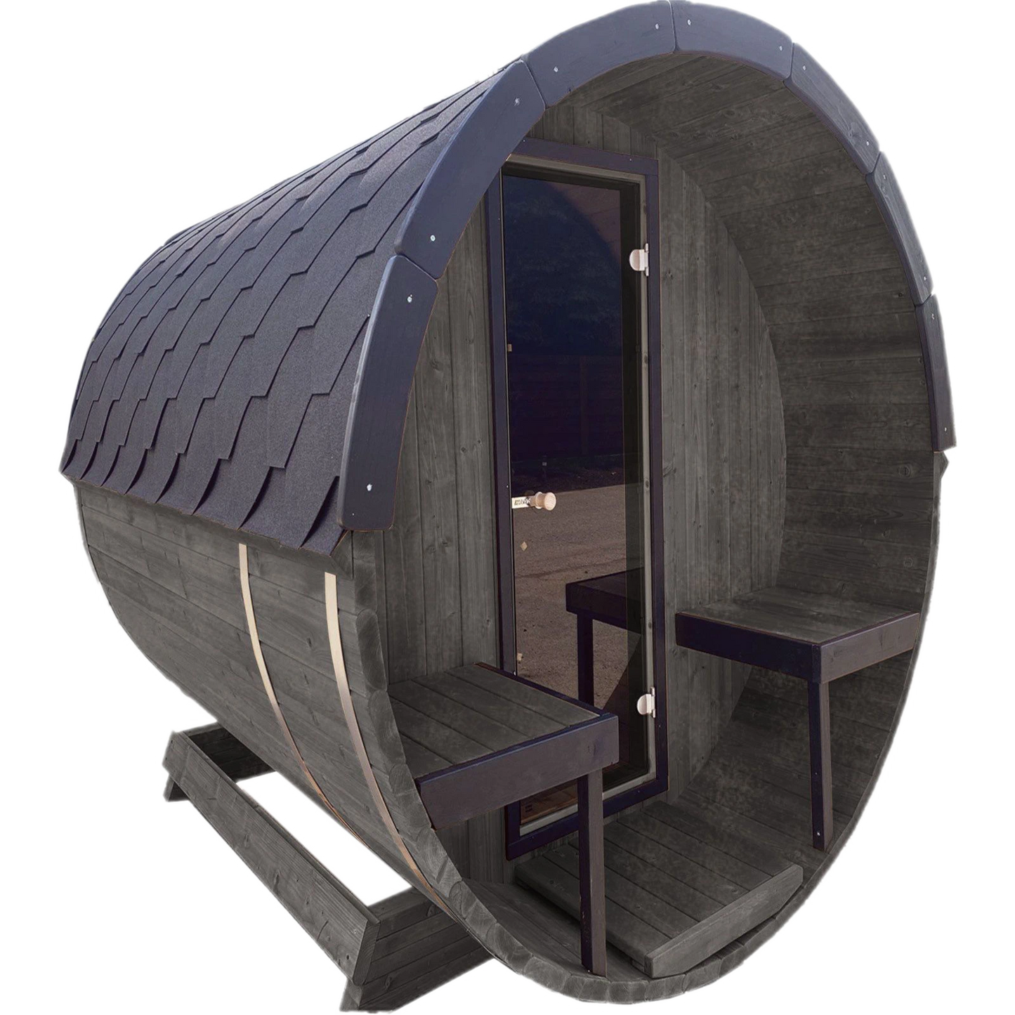 Barrel 2.5m Outdoor Sauna